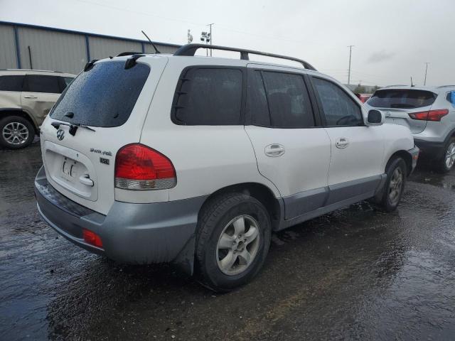 KM8SC13E16U092634 - 2006 HYUNDAI SANTA FE GLS WHITE photo 3