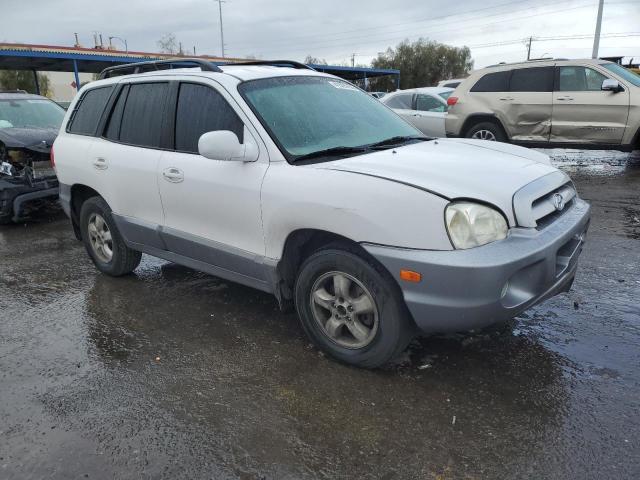 KM8SC13E16U092634 - 2006 HYUNDAI SANTA FE GLS WHITE photo 4