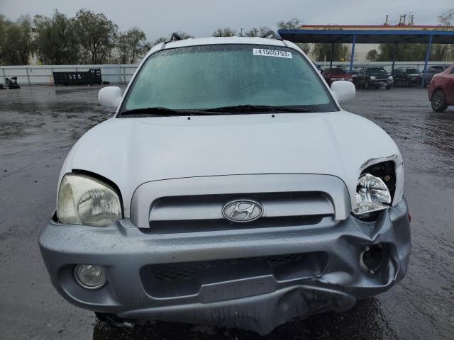 KM8SC13E16U092634 - 2006 HYUNDAI SANTA FE GLS WHITE photo 5