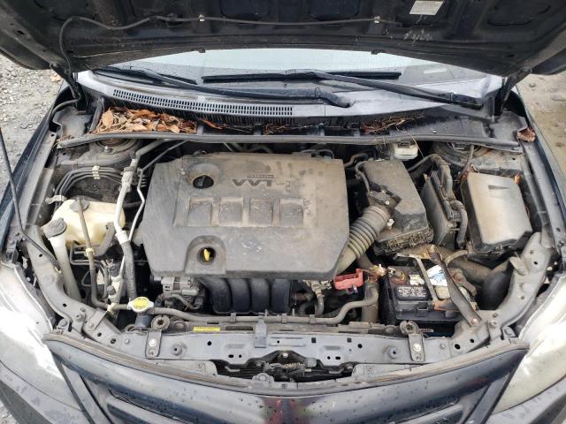 5YFBU4EE9DP084923 - 2013 TOYOTA COROLLA BASE BLACK photo 11