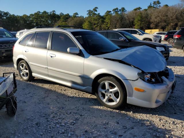 JM1BJ246021510927 - 2002 MAZDA PROTEGE PR5 SILVER photo 4