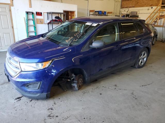 2FMTK4G95FBB60672 - 2015 FORD EDGE SE BLUE photo 1