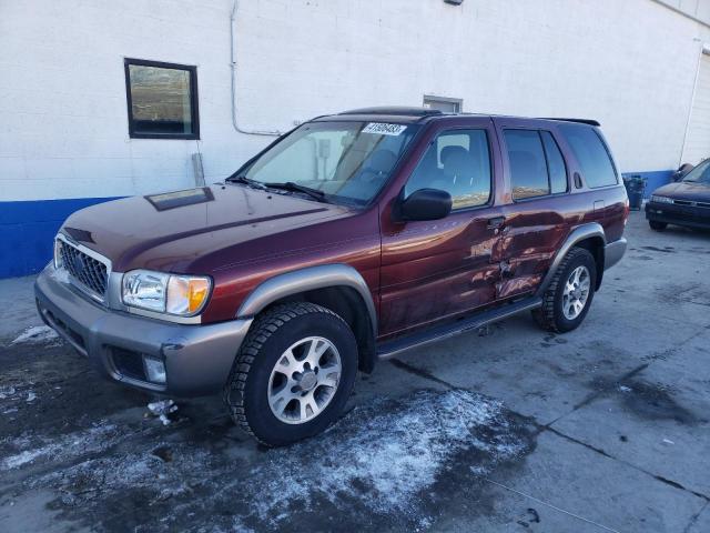 JN8DR09Y11W575081 - 2001 NISSAN PATHFINDER LE RED photo 1