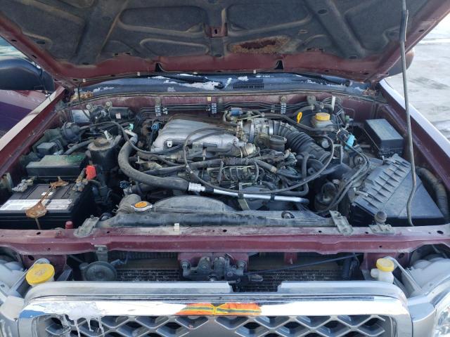 JN8DR09Y11W575081 - 2001 NISSAN PATHFINDER LE წითელი ფოტო 11