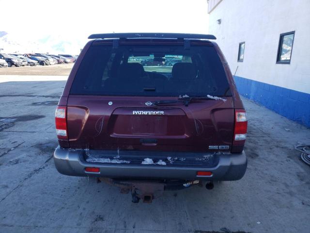 JN8DR09Y11W575081 - 2001 NISSAN PATHFINDER LE RED photo 6