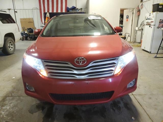 4T3BK3BB6AU043497 - 2010 TOYOTA VENZA RED photo 5