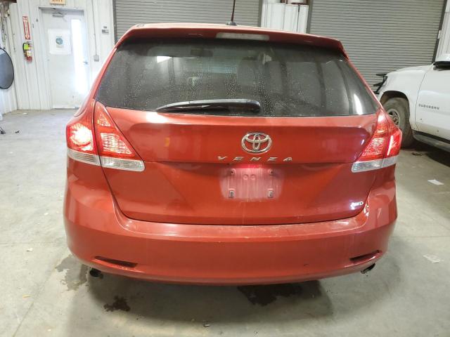 4T3BK3BB6AU043497 - 2010 TOYOTA VENZA RED photo 6