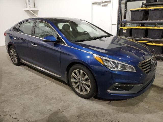 5NPE34AF8GH287222 - 2016 HYUNDAI SONATA SPORT Azul foto 4