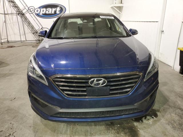 5NPE34AF8GH287222 - 2016 HYUNDAI SONATA SPORT Azul foto 5