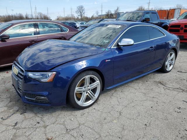 WAUCGAFR2EA062633 - 2014 AUDI S5 PREMIUM PLUS BLUE photo 1