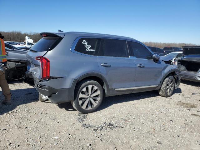 5XYP34HC9MG138972 - 2021 KIA TELLURIDE EX GRAY photo 3