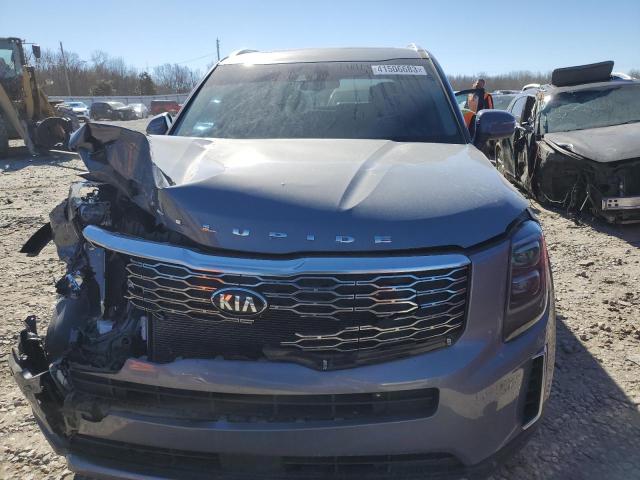 5XYP34HC9MG138972 - 2021 KIA TELLURIDE EX GRAY photo 5