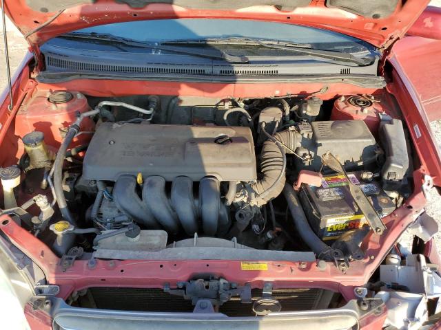 2T1BR32EX4C284354 - 2004 TOYOTA COROLLA CE MAROON photo 11