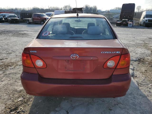 2T1BR32EX4C284354 - 2004 TOYOTA COROLLA CE MAROON photo 6