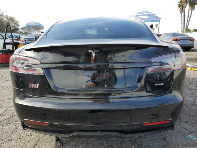 5YJSA1E63NF468337 - 2022 TESLA MODEL S BLACK photo 6
