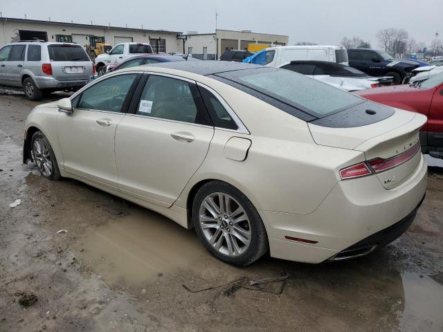 3LN6L2JK4FR614471 - 2015 LINCOLN MKZ CREAM photo 2