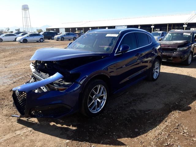 ZASPAKBN5L7C76841 - 2020 ALFA ROMEO STELVIO TI ლურჯი ფოტო 1