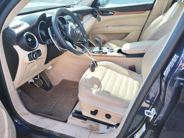 ZASPAKBN5L7C76841 - 2020 ALFA ROMEO STELVIO TI ლურჯი ფოტო 7
