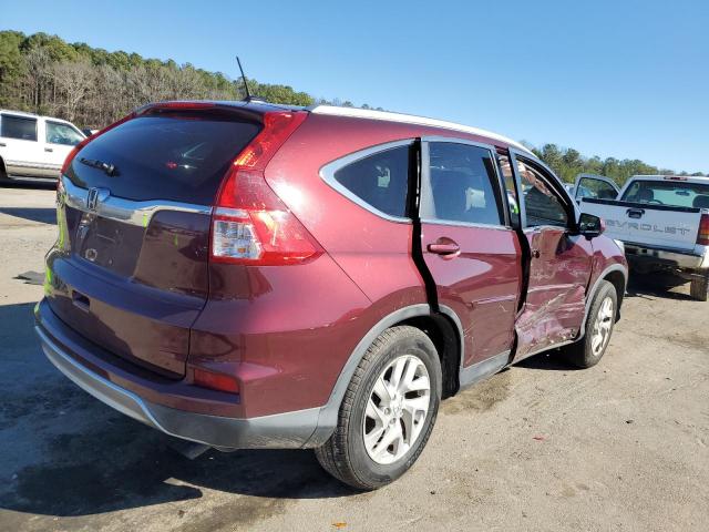 2HKRM3H78FH536060 - 2015 HONDA CR-V EXL MAROON photo 3