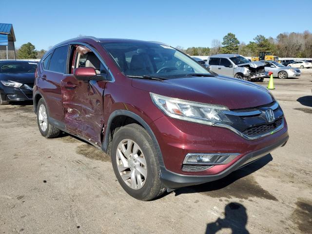 2HKRM3H78FH536060 - 2015 HONDA CR-V EXL MAROON photo 4