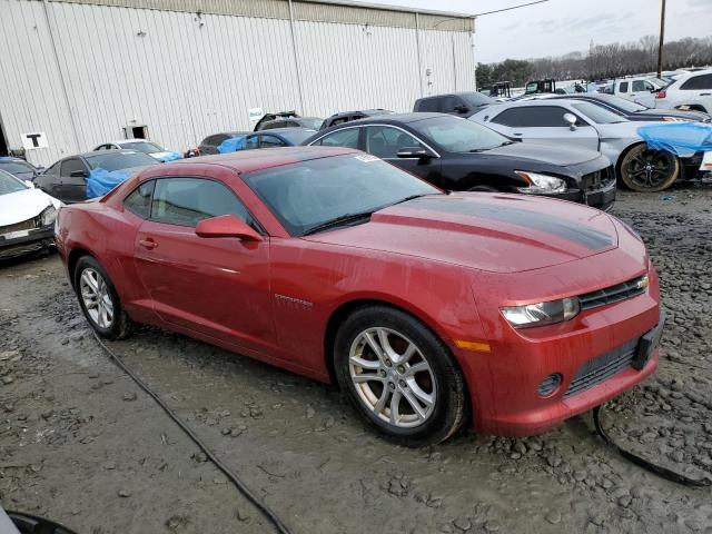 2G1FB1E34F9232167 - 2015 CHEVROLET CAMARO LS RED photo 4