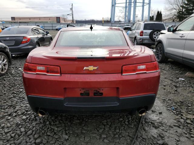 2G1FB1E34F9232167 - 2015 CHEVROLET CAMARO LS RED photo 6