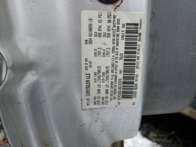 3D7KS26D18G153976 - 2008 DODGE RAM 2500 ST GRAY photo 12