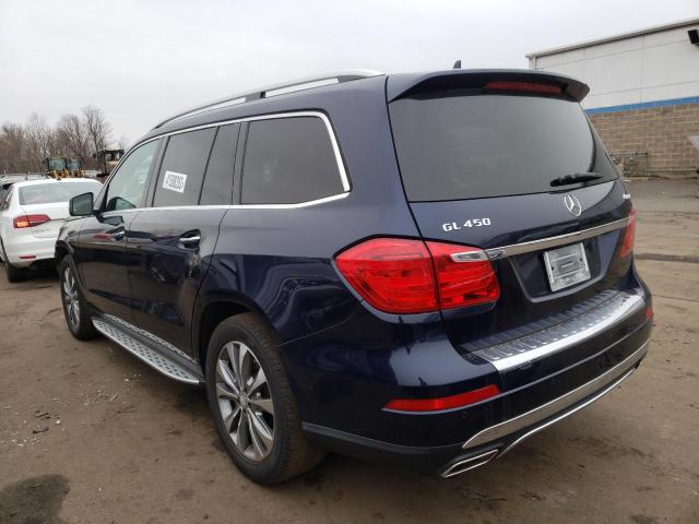 4JGDF7CE3DA241627 - 2013 MERCEDES-BENZ GL 450 4MA BLUE photo 2