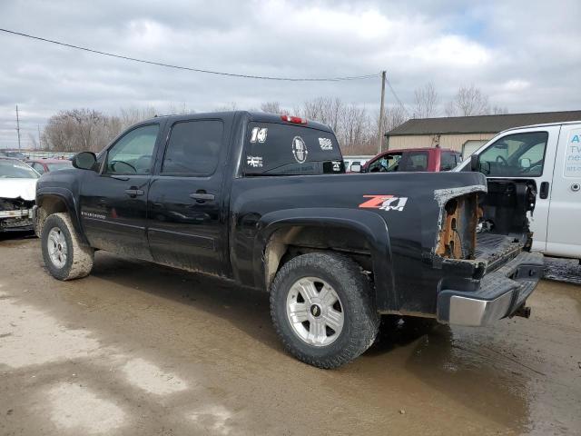 3GCEK13M67G555853 - 2007 CHEVROLET SILVERADO K1500 CREW CAB BLACK photo 2