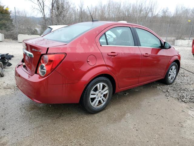 1G1JC5SH7F4134347 - 2015 CHEVROLET SONIC LT RED photo 3