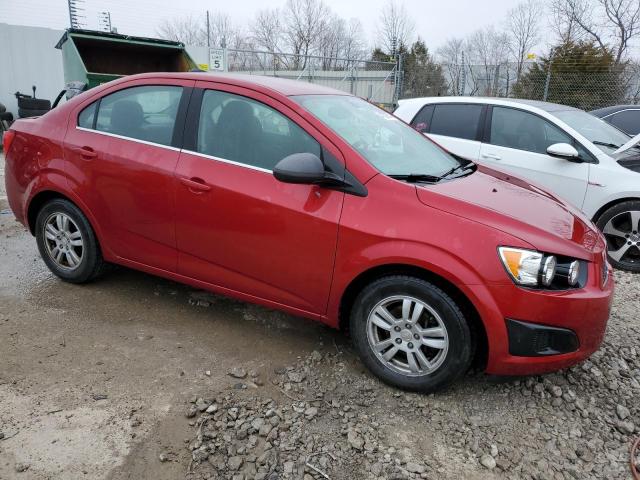 1G1JC5SH7F4134347 - 2015 CHEVROLET SONIC LT RED photo 4