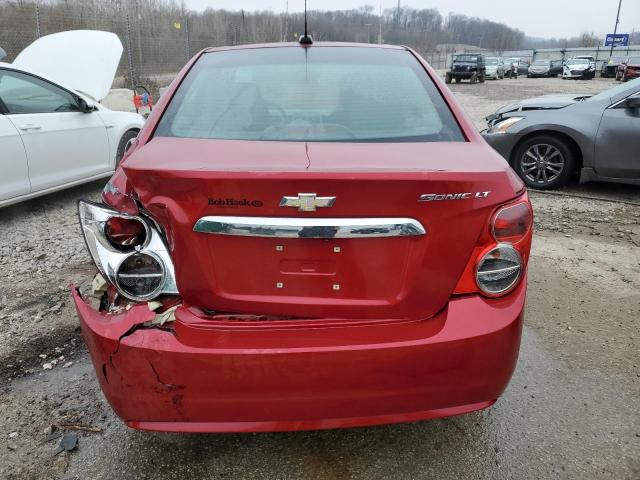 1G1JC5SH7F4134347 - 2015 CHEVROLET SONIC LT RED photo 6