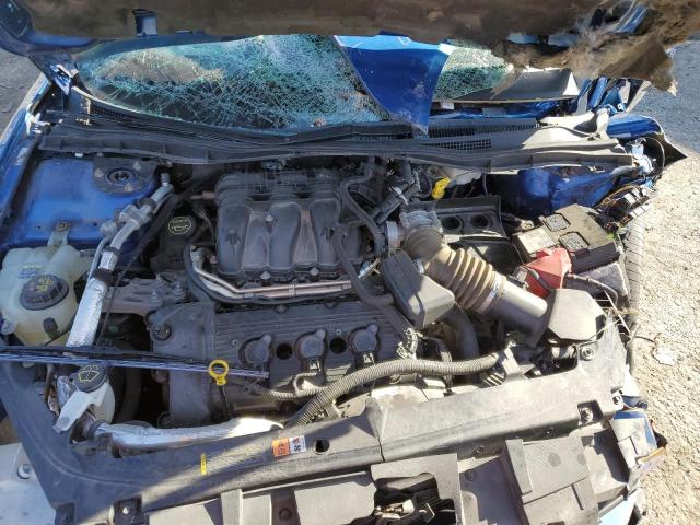 3FAHP0CGXCR282018 - 2012 FORD FUSION SEL BLUE photo 11