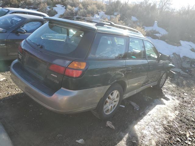 4S3BH6868Y7649643 - 2000 SUBARU LEGACY OUTBACK LIMITED GREEN photo 3