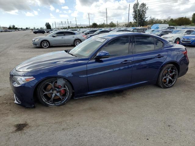 ZARFAECNXJ7566550 - 2018 ALFA ROMEO GIULIA TI BLUE photo 1