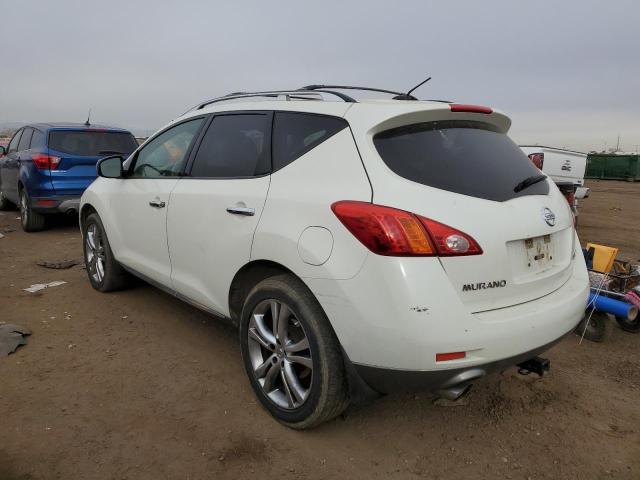 JN8AZ18W79W105433 - 2009 NISSAN MURANO S WHITE photo 2