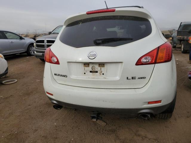 JN8AZ18W79W105433 - 2009 NISSAN MURANO S WHITE photo 6