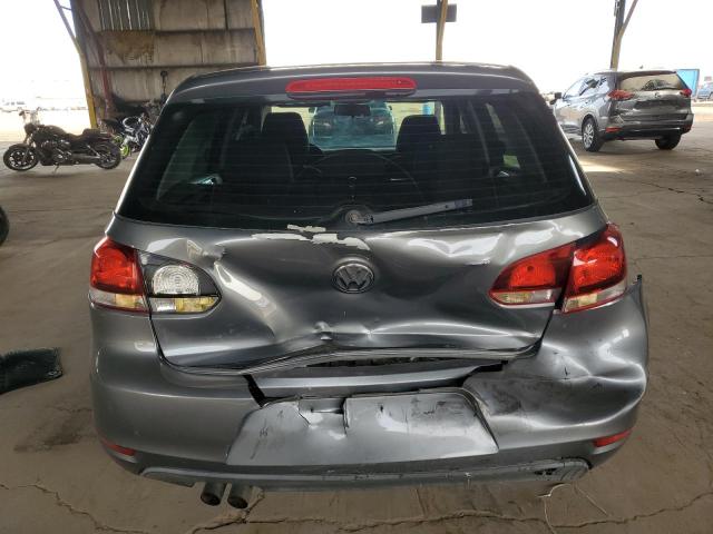 WVWDB7AJ5CW228816 - 2012 VOLKSWAGEN GOLF GRAY photo 6