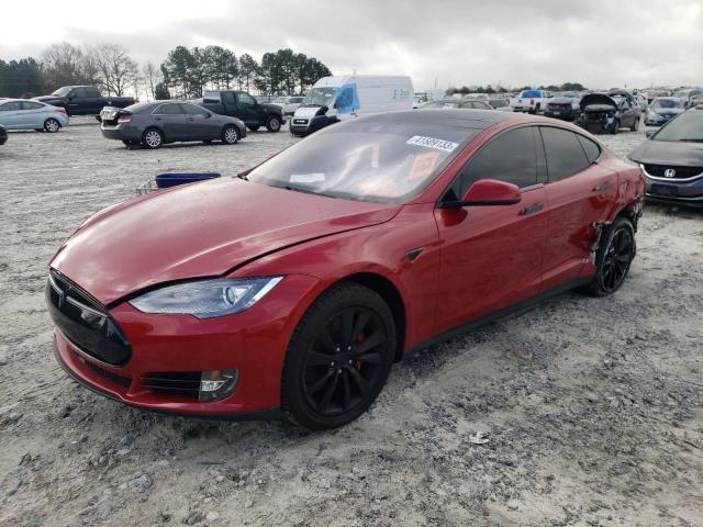 5YJSA1E42GF128050 - 2016 TESLA MODEL S Կարմիր լուսանկար 1