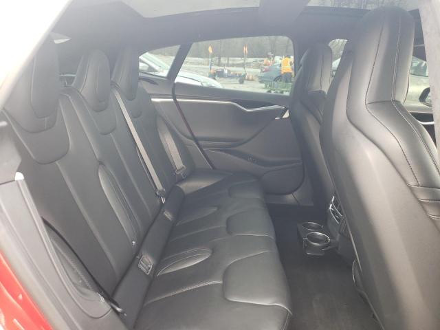 5YJSA1E42GF128050 - 2016 TESLA MODEL S Կարմիր լուսանկար 10