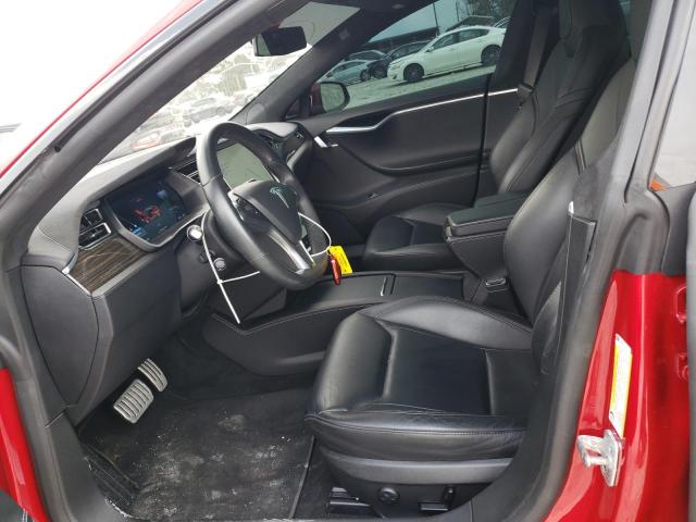 5YJSA1E42GF128050 - 2016 TESLA MODEL S Կարմիր լուսանկար 7