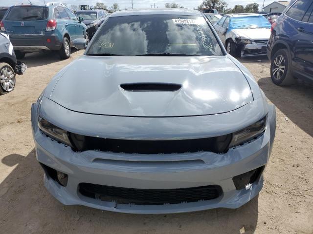 2C3CDXGJ2MH654352 - 2021 DODGE CHARGER SCAT PACK GRAY photo 5