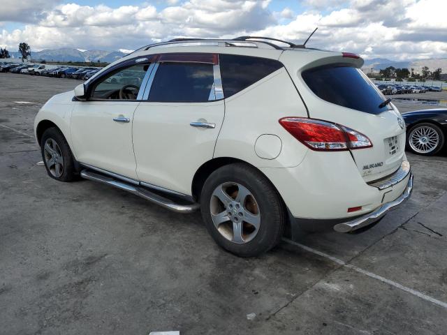 JN8AZ18W49W104045 - 2009 NISSAN MURANO S WHITE photo 2