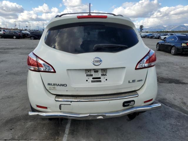 JN8AZ18W49W104045 - 2009 NISSAN MURANO S WHITE photo 6