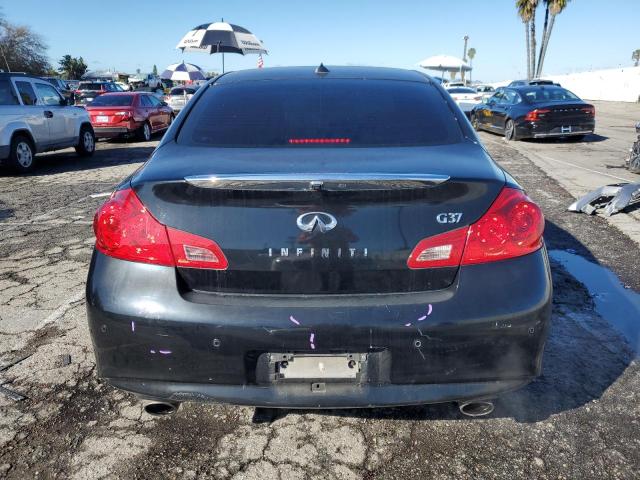 JN1CV6AP5AM204514 - 2010 INFINITI G37 BASE BLACK photo 6