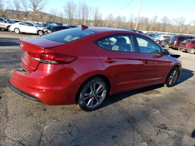 5NPD84LF8HH124730 - 2017 HYUNDAI ELANTRA SE RED photo 3