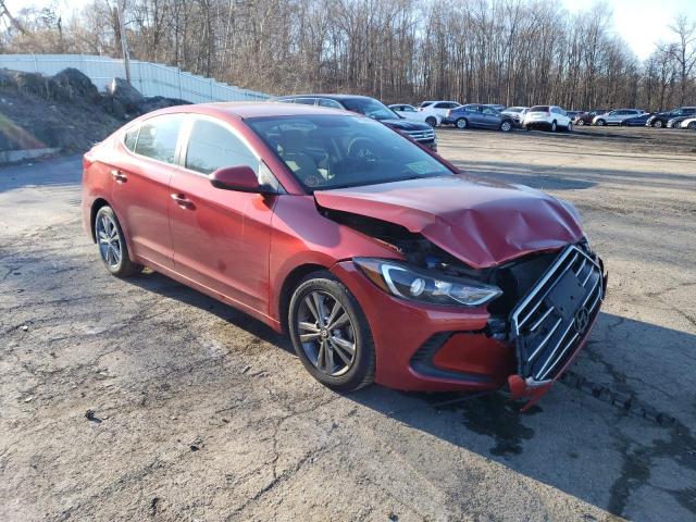 5NPD84LF8HH124730 - 2017 HYUNDAI ELANTRA SE RED photo 4