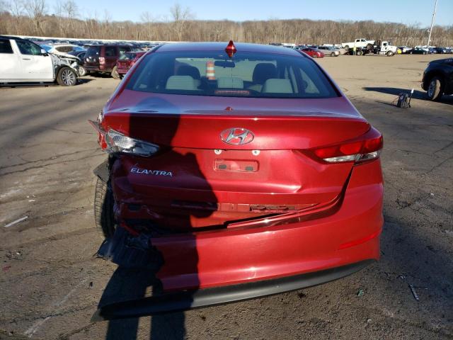 5NPD84LF8HH124730 - 2017 HYUNDAI ELANTRA SE RED photo 6