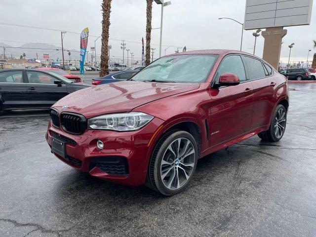 5UXKU6C53KLP60611 - 2019 BMW X6 XDRIVE50I RED photo 2