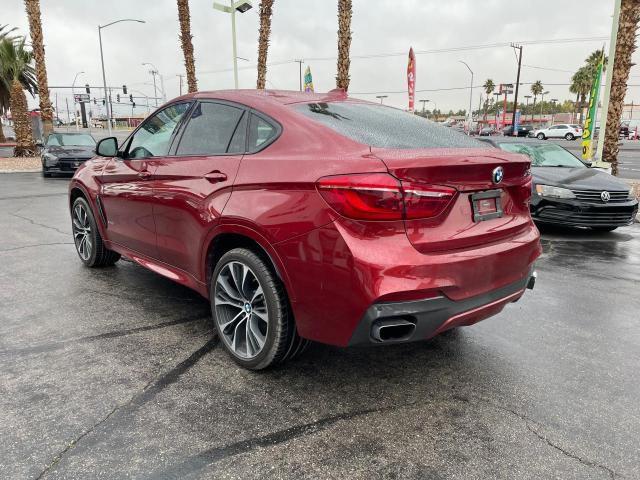 5UXKU6C53KLP60611 - 2019 BMW X6 XDRIVE50I RED photo 3